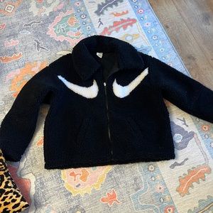 Oversized Nike zip up jacket.